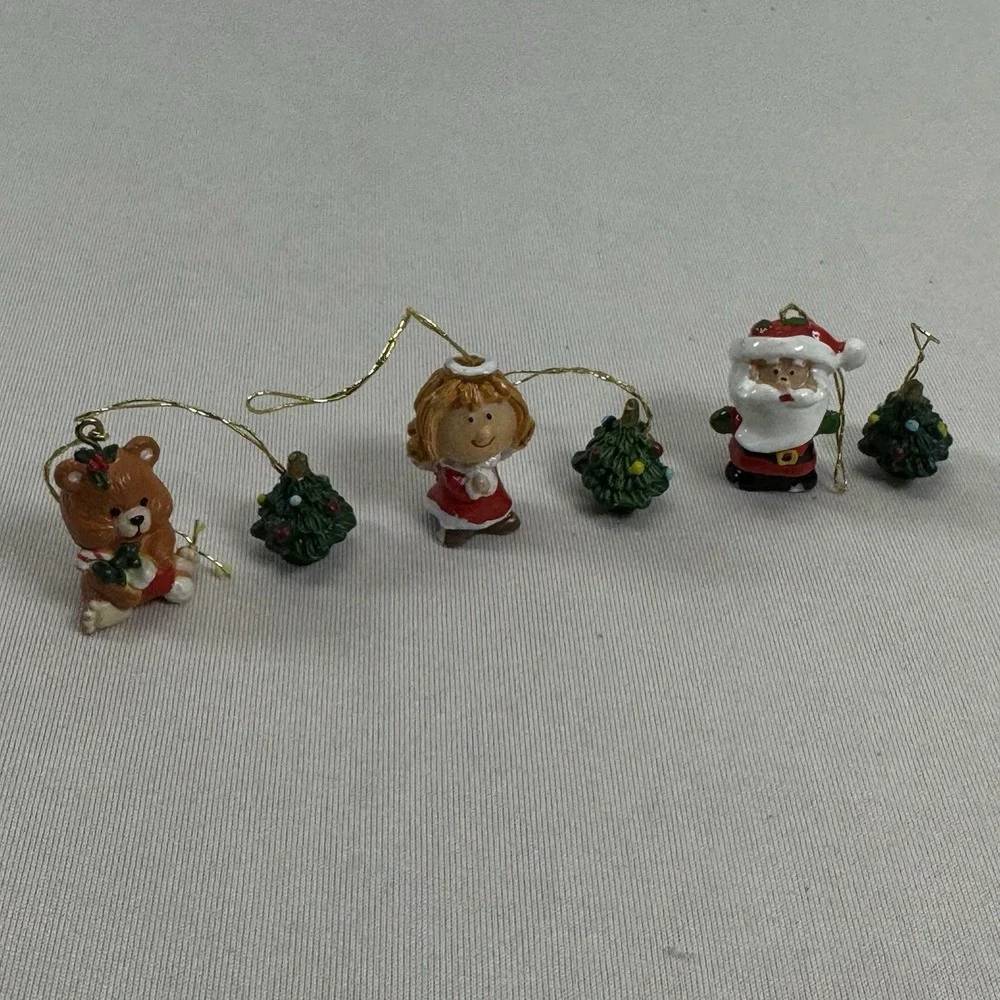 Lot 6 Mini‎ Christmas Ornaments